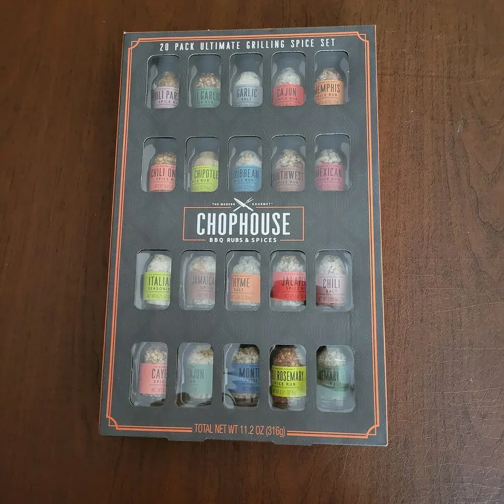 Modern Gourmet Chophouse Ultimate Grilling Spice Set 20 Piece Set New sealed